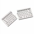 thumbnail image 2 of YMDK Split 64 SP64 CNC Aluminum Case Plate Hot Socket Hot Swap PCB Underglow RGB Fully Programmable DIY Kit, 2 of 4