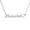 Silver, variant on Custom Stainless Steel Heart Pendant Necklace Gold Chain Personalized Name Necklaces Jewelry Necklaces for Women