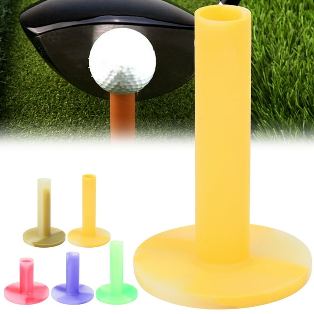 Herwey Golfer Ball Tees, Mat Training Practice Accessories,Rubber Tenden Tee Driving Range Tees Ball Holder Set For Indoor Outdoor Practice Mat