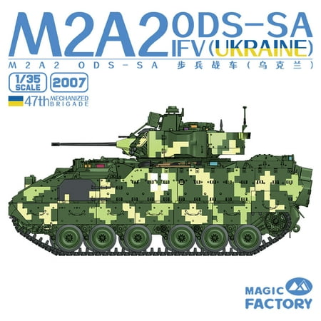 Magic Factory 2007 1/ 35 M2A2 ODS-SA Infantry Fighting Vehicle (Ukrainian Version) Assembly Model