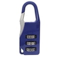 thumbnail image 1 of Candado Candado de 3 dígitos Cerradura de combinación Mini herramienta de aleación de zinc para caja de herramientas de cajón de maleta Azul, 1 of 5