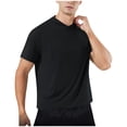 thumbnail image 2 of pstuiky camisetas de hombre, Camisa de verano de manga corta con capucha y cremallera con múltiples bolsillos para hombre ropa de hombre m, 2 of 9