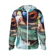 thumbnail image 1 of Balery Stylish Sunglasses Iguana Sudadera ligera de manga larga con capucha y protección solar UPF 50+ para hombre y mujer, ideal para pesca y running-Large, 1 of 7