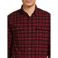 thumbnail image 3 of George Men's Long Sleeve Flannel Shirt, Sizes XS-3XLT, 3 of 8