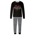 thumbnail image 4 of Gytharion Christmas Family Matching Pajamas Set Funny Long Sleeve Christmas Printed Sleepwear and Plaid Pants 2 Piece Xmas Loungewear Set Winter Soft Comfy Holiday Pjs Set for Family, 4 of 4