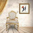 thumbnail image 3 of SD Graphics Studio 20x20 Gold Ornate Wood Framed with Double Matting Museum Art Print Titled - Red Beret Dog, 3 of 4