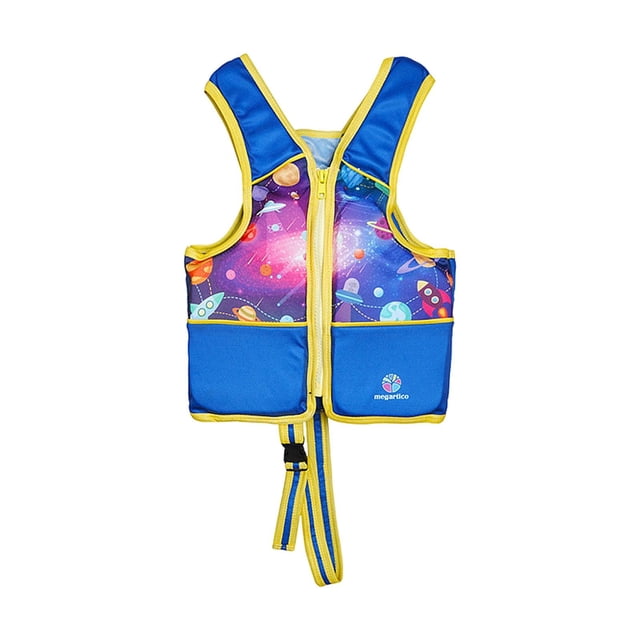 Chaleco para niños con dibujos animados para pescar, aprender y hacer kayak. Estilo