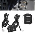 thumbnail image 3 of Car Dash Flush Mount Two USB Port Panel Auto Boat GPS 4IN 6PIN Cable Adapte, 3 of 8