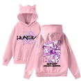 thumbnail image 1 of pop Huntrix Print Cat Ears Hoodie with De-mon Sweatshirt HUNTRX Trendy Pullover All-over Print Fashion Casual Long Sleeve Sweatshirt Pullover Casual Streetwear XL, 1 of 4