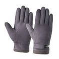 thumbnail image 1 of TISHITA Winter Gloves Portable Windproof Warm Mittens for Snow Motorcycling Climbing Gray, 1 of 8