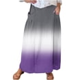 thumbnail image 1 of Tranfacy Jupes Maxi pour Femmes, Jupes d'Été pour Femmes, Jupe d'Été Décontractée Imprimée Patchwork avec Poche Plissée Ample Grande Taille Taille Élastique Jupe Maxi, 1 of 5