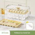 thumbnail image 1 of Press Ice Tray Bucket Multifunctional 48-Grid Ice Cube Mold, Ice Maker with One-Touch to Release, Portable Ice Box, 1 of 7