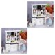 thumbnail image 1 of Vogacara Juego de gabinetes de cocina en miniatura para casa de muñecas a escala 1:12, muebles de 2piezas Tipo 3, 1 of 1