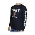 thumbnail image 2 of FDNY Long Sleeve Fire Dept Licensed T-Shirt Navy Xl, 2 of 2
