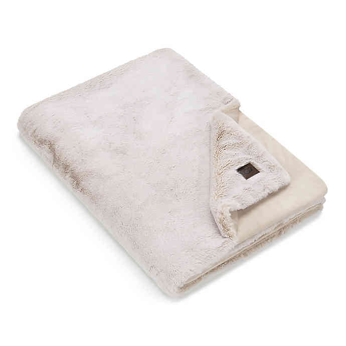 UGG Dawson Faux Fur Throw Blanket in 
