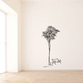 thumbnail image 3 of Beautiful Pine Tree Silhouette Park Bench Calm Silhouette Design Vinyl Wall Art Sticker Wall Decal Home Kids Nursery Room Study Room Kinder Boys Girls Décoration Design Wall Decor Size (40x24 inch), 3 of 3