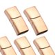 thumbnail image 2 of 5 uds de material acero inoxidable para joyas cierre de cordón conector hebilla cordón de material cuero plano llavero DIY oro Perfecl Broche para hacer joyas, 2 of 7