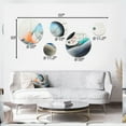 thumbnail image 4 of Designart "Harmonious Patterns in Grey I" Modern Geometric Metal Wall Art Set of 5 Piece, 4 of 5