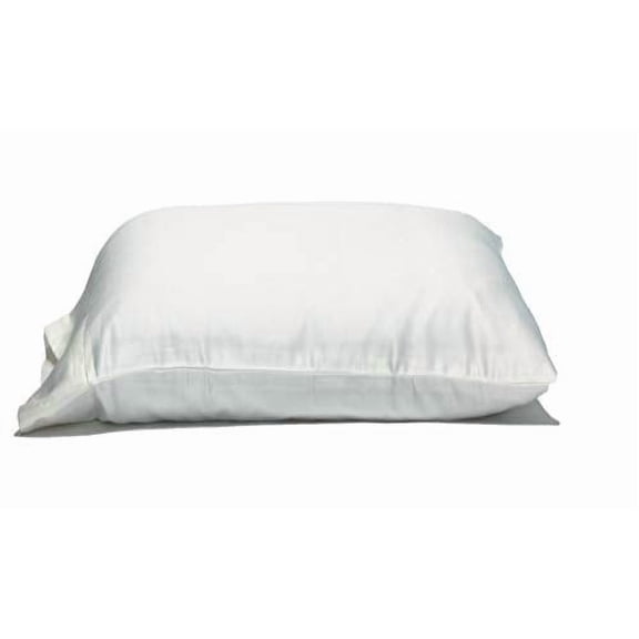 SuperGiantXL Pillowcase. “Queen White 2-Pack” Extra wide pillowcases 25” inches wide! Designed to fit even the biggest pillows. 600 thread count wrinkle free microfiber