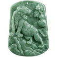 thumbnail image 5 of Natural Grade A Jade Zodiac Tiger Pendant Tiger Jade Pendant, 5 of 22