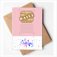 thumbnail image 1 of Daily List Information Newspapers Welcome Back Greeting Cards Envelopes Blank, 1 of 3