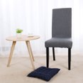 thumbnail image 3 of Cojín de Silla Grueso con Diseño de Correa, Mezclas de Algodón para la Decoración de la Sala de Estar, Hogar, Oficina, Azul Marino Unique Bargains Cojín de Silla, 3 of 7