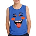 thumbnail image 3 of LIBRCLO Kids Tank Tops for Boys Size 12 Years Round Neck Lightweight Undershirts Casual Fashion Prints Sleeveless T Shirts Blue, 3 of 6