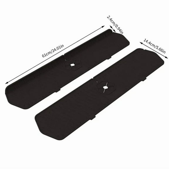 24/29.9 Inch Kitchen Long Silicone Sink Faucet Mat Splash Guard for Absorbent Sink Countertop Protectors Mat Kitchen Gadgets