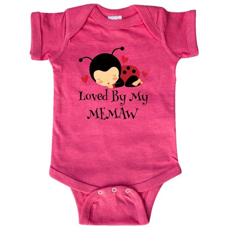 

Inktastic Loved By My MeMaw grandchild Gift Baby Girl Bodysuit