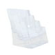 thumbnail image 1 of Portafolletos acrílico transparente para mostrador, organizador de regalos, expositor de folletos A4 3 niveles, 1 of 9