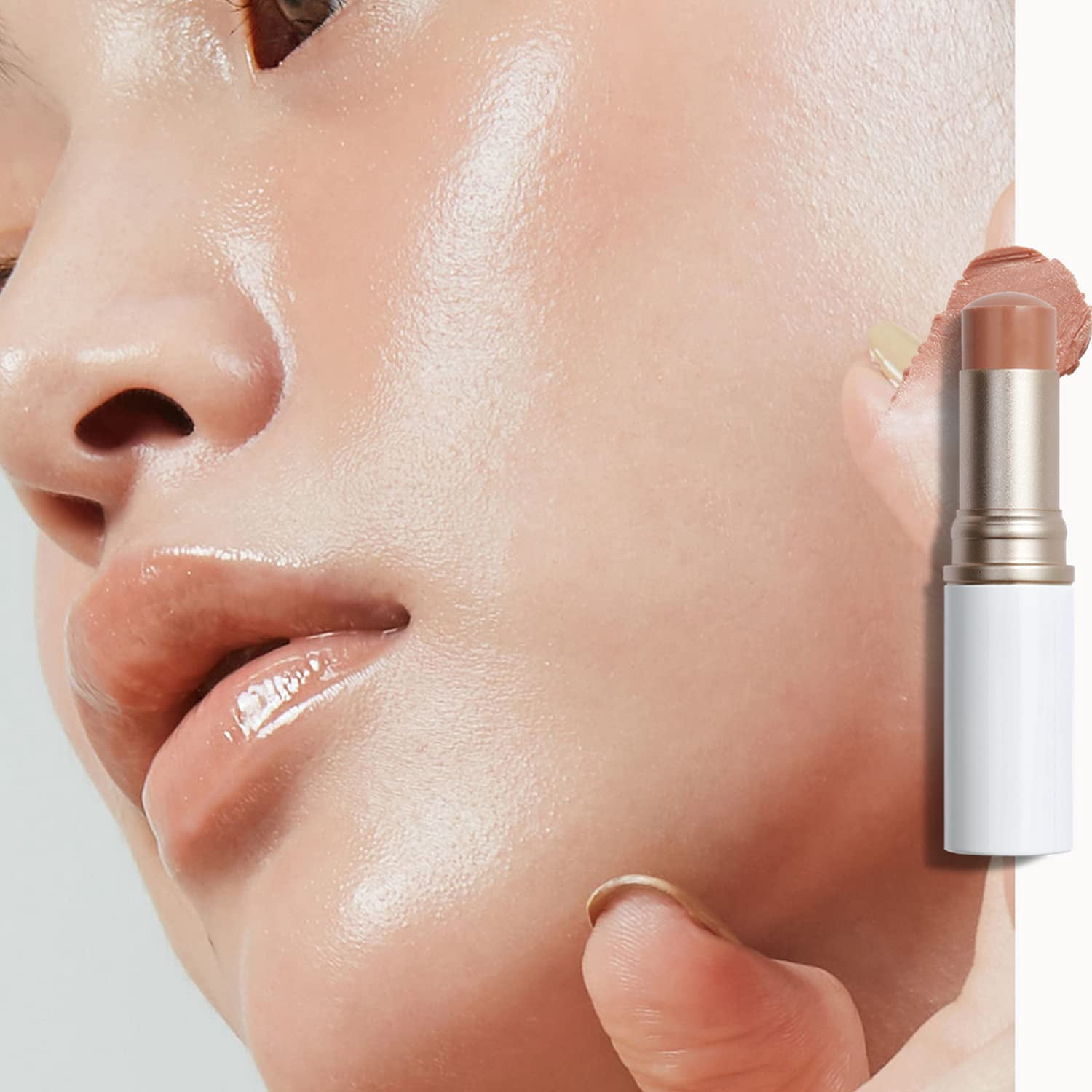 Hince True Dimension Radiance Balm Glass Skin Highlighter Stick Multi-Use Dewy Balm - Dawn Ray