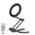 thumbnail image 1 of Portable Magnetic Phone Tripod & Selfie Stick for iPhone & Android | Foldable, 360° Rotation, Strong MagSafe Compatible | Lightweight Aluminum Alloy Desktop Stand for Video & Photography, 1 of 8