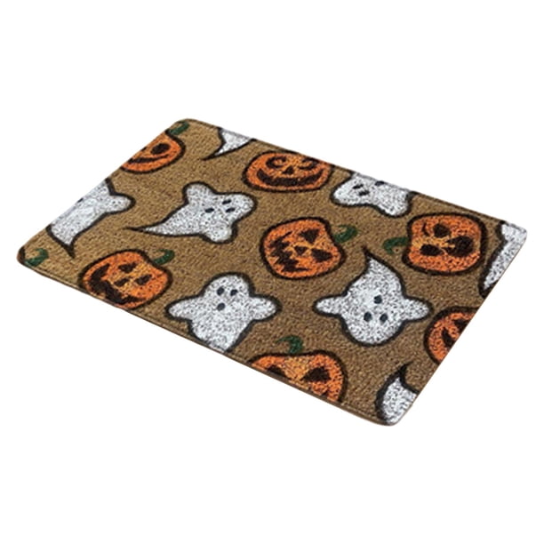 Tapete de entrada de Halloween de 40x60 cm (16x24 pulgadas), decoración de bienvenida, antideslizante para interiores. estilo 15
