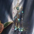 thumbnail image 3 of Colgante de cristal de piedra natural, iluminación de bricolaje, colgante para colgar en la ventana, decoración de piña de aire, 3 of 6