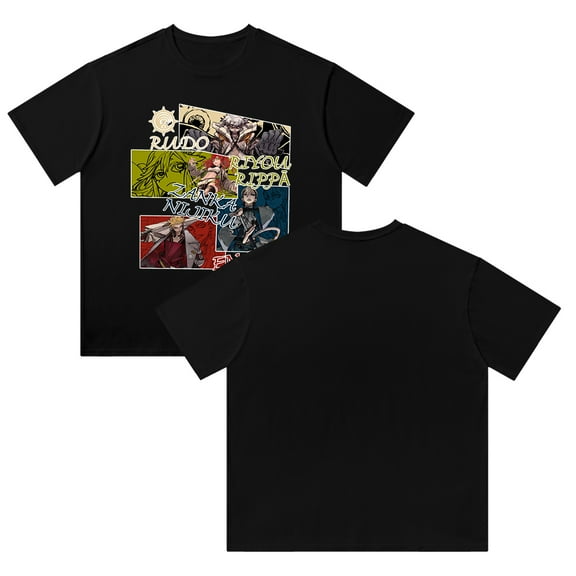 Gachiakuta Merch T-Shirt Cotton Printed Short Sleeve Streetwear Men's and Women's Round Neck Top