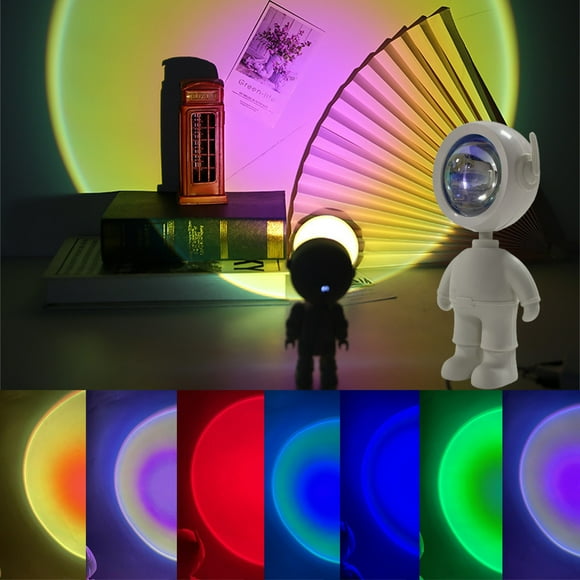 Up to 65% off Mini Astronaut Sunset Light The Sun Never Sets Projection Light Atmosphere Light