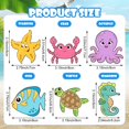 thumbnail image 3 of Kit de imanes para niños con forma de animales marinos de Craft Kit Gemscream (30 juegos), 3 of 6