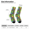 thumbnail image 5 of Yiaed Cactus In Pots Print Great elasticity Crew Socks Sports socks for Men and Women, 5 of 5