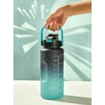 thumbnail image 5 of 1pc 2000ml Or 750ml Water Bottle With Time Leakproof Fast Water Flow Water Bottles For Fitness Gym Outdoor Office,Back To School (Gradient Color)Marker And Straw Large Capacity Water Jug,Essentials Fo, 5 of 8