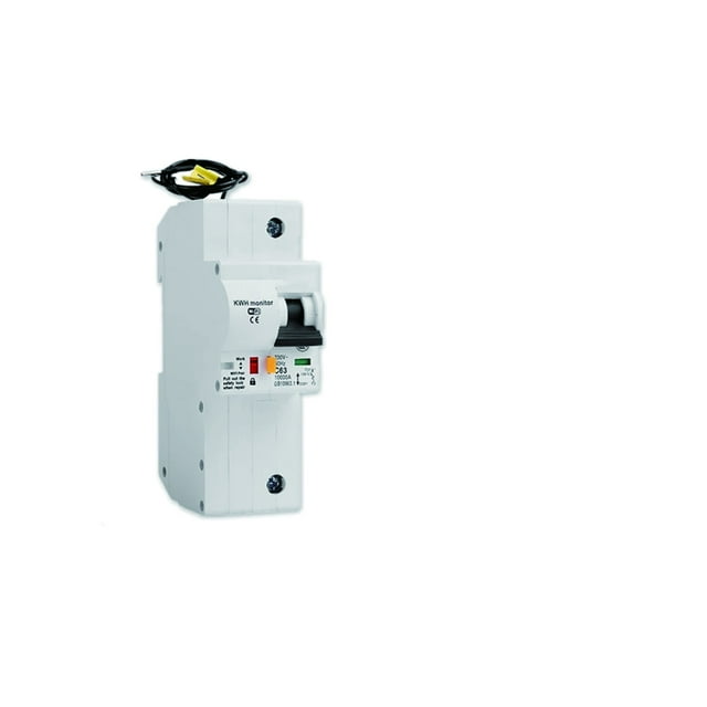 Smart Circuit Breaker 1P MCB With Energy Monitoring APP Wireless Control Compatible ,Real-Time Energy Data