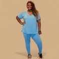 thumbnail image 4 of Womens Plus Microfiber Top & Leggings 2pc Set, 4 of 4