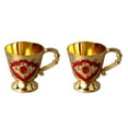 thumbnail image 2 of 2 Copas De Vino Europeas Vintage, Copas De Vino Doradas, Copa De Metal Retro, Taza Para Beber De aleación De Zinc En Relieve Para El Hogar, Cocina,, 2 of 7