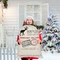 thumbnail image 4 of Canvas Christmas Gift Bag - " Christmas Santa Sacks Canvas Bags For Holiday ", 4 of 7