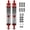 Red, variant on 108mm RC Metal Shock Absorber Damper Set for 1/10 Scale Off-Road Rock Crawlers, Dark Blue (2 Pcs / 10.8 cm)