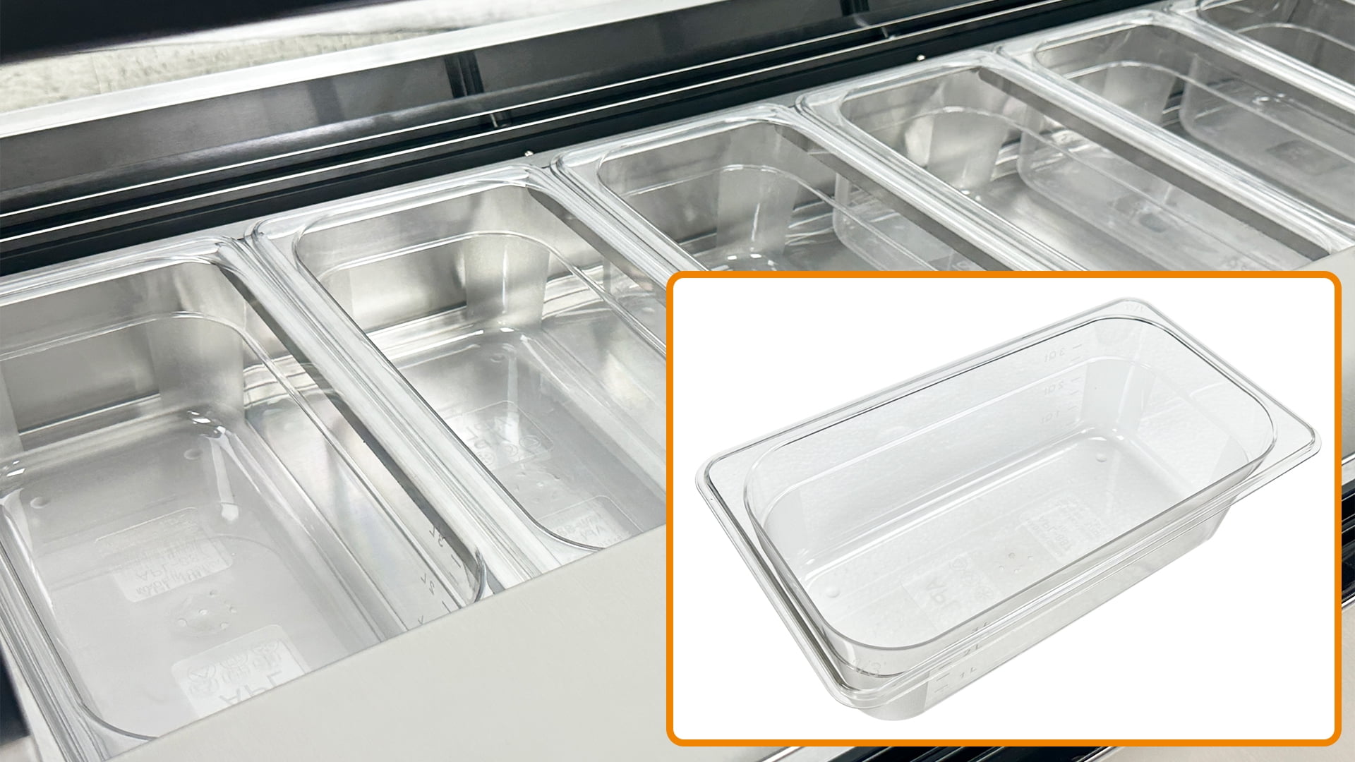 Cooler Depot 46 In. Gelato Case Dipping Freezer Ice Cream Cabinet DW-6R, NSF Certified