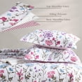 thumbnail image 6 of Kasentex Floral Quilt Set - Lightweight & Reversible - Cozy & Stylish Bedding - Machine Washable, 6 of 7