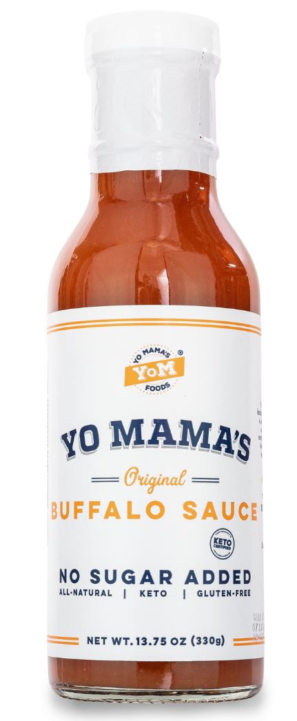Yo Mama's Foods Keto Original Buffalo Sauce, 13.75 oz