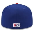 thumbnail image 4 of Men's New Era Blue Oklahoma City Dodgers Authentic Collection Alternate Logo 59FIFTY Fitted Hat, 4 of 6