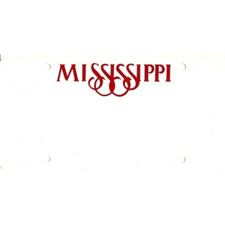 Design It Yourself Mississippi Bicycle Plate #3. Free Personalization on