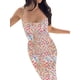 thumbnail image 2 of VISgogo Vestido largo casual para mujer, sin mangas, sin espalda, corte bajo, estampado floral, vestido de tirantes con vendaje en la espalda VISgogo moda, 2 of 5